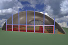 Copertura campo da tennis